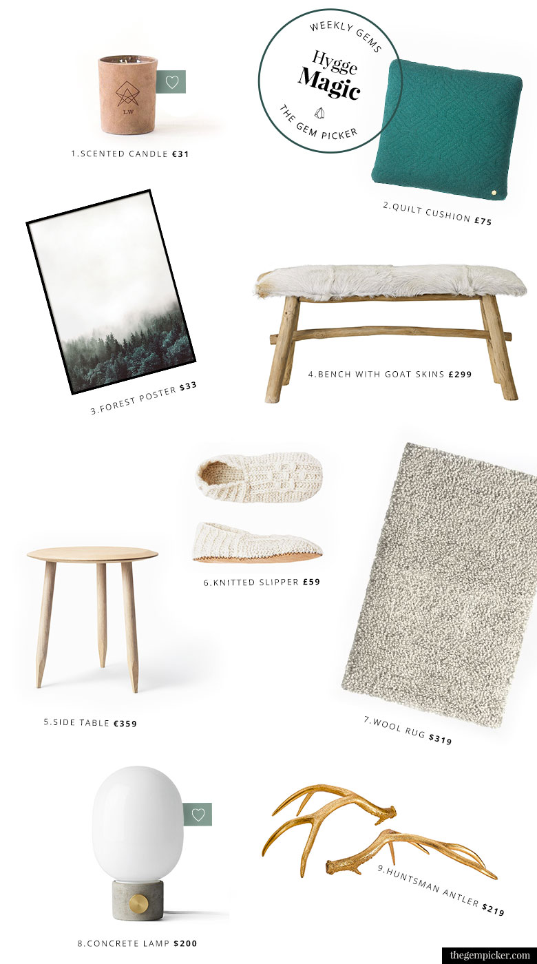 bring hygge magic into your home with the 9 items