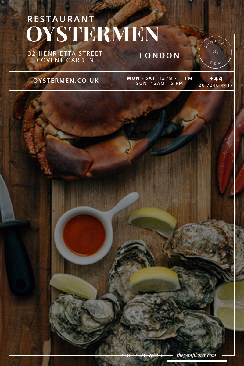 The best oyster bar in London