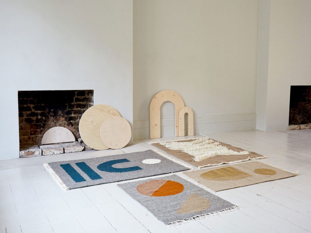 A world of beautiful and graphical hand woven rugs by Christabel Balfour