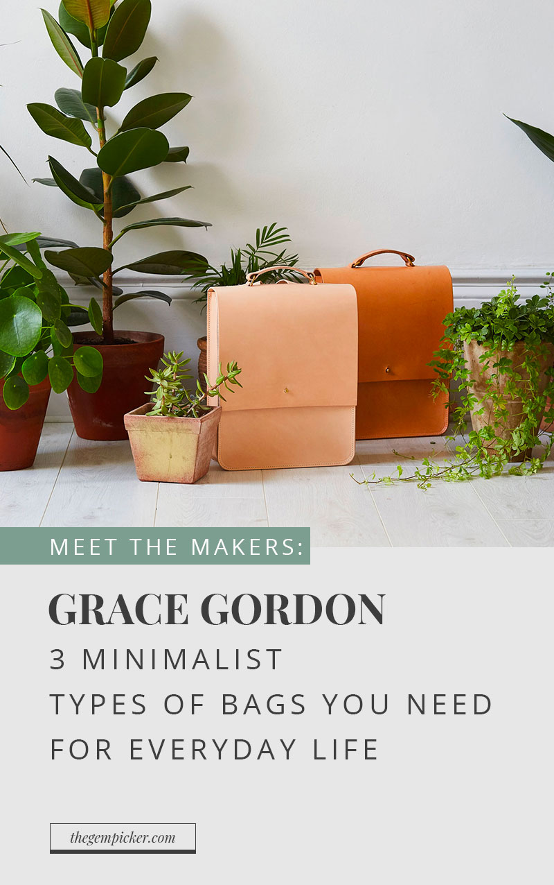 3 minimalist types of bags you for everyday life