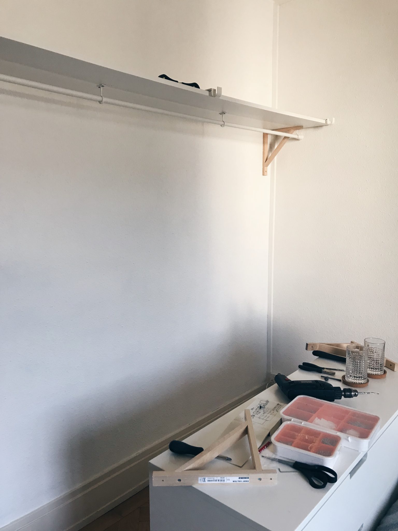 DIY Open Wardrobe Create More Storage Space Without Cramping the Room