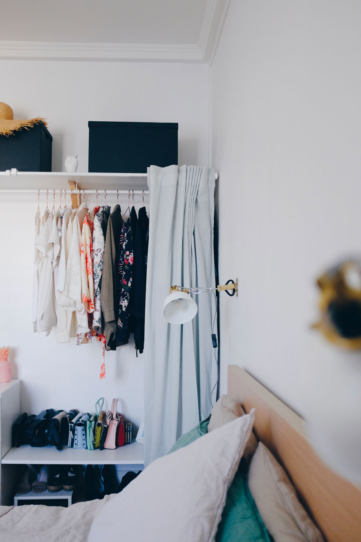 DIY Open Wardrobe Create More Storage Space Without Cramping the