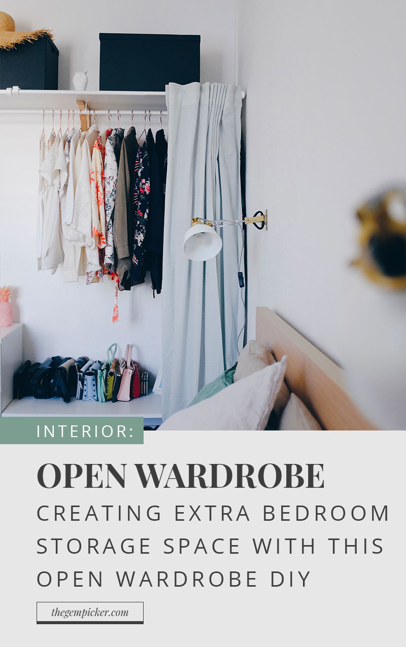 Open Wardrobe DIY by The Gem Picker