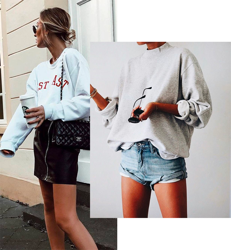 Cotton sweatshirt: 6 ways to style it