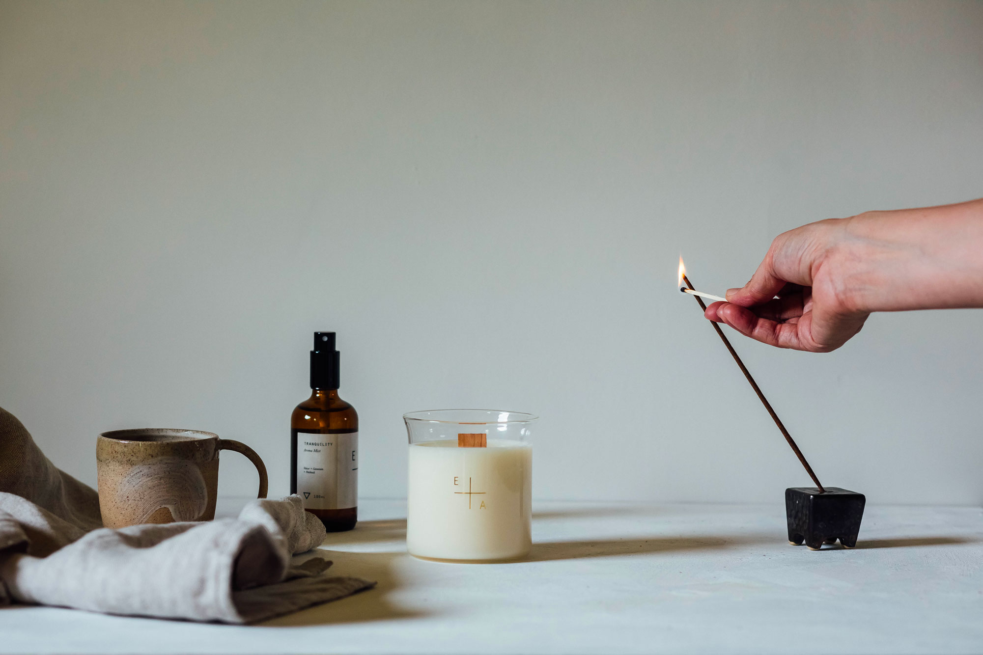 the art of candle making with Essence + Alchemy