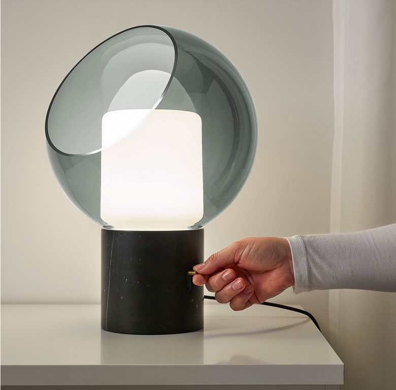 An Ikea table lamp that looks just like a designer piece