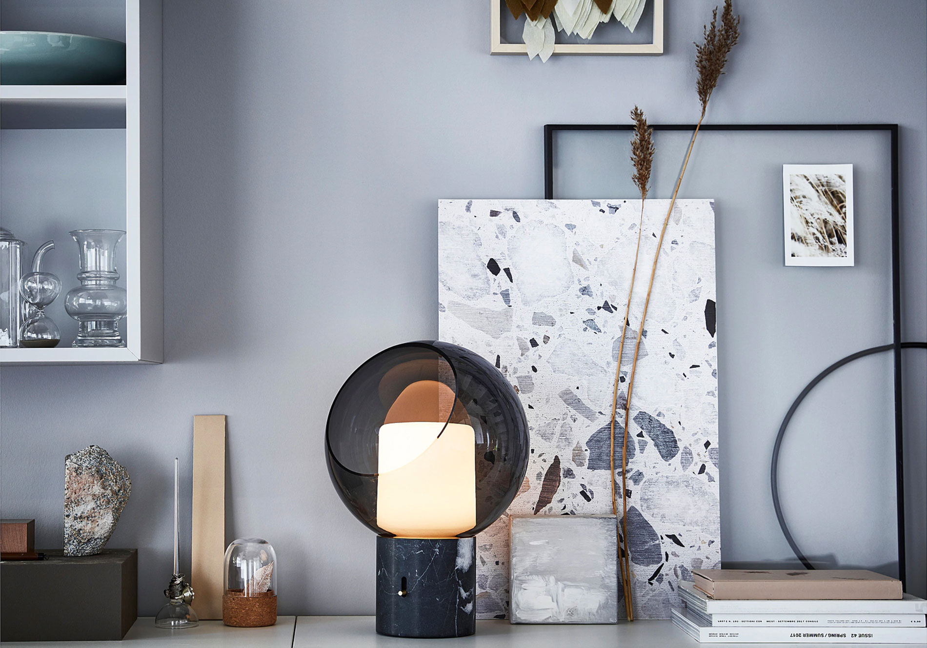 An Ikea table lamp that looks just like a designer piece