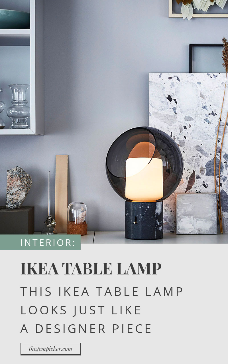 An Ikea table lamp that looks just like a designer piece