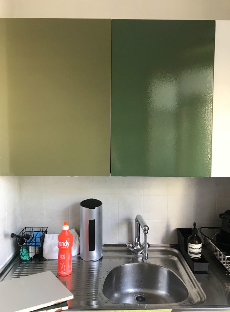 painting the kitchen cabinets