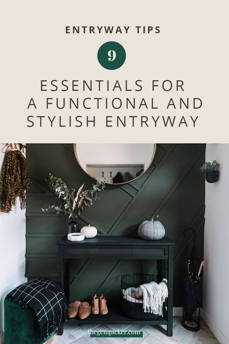 An entryway is the first impression you get from a home. So it's important that it's a good one. Let's see how to create a functional and stylish entryway 