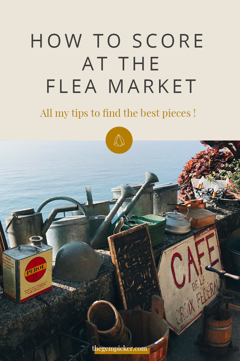 It's not always easy to find items at the flea market. So here are 8 tips to help you score the best pieces and get the fairest price possible. read on