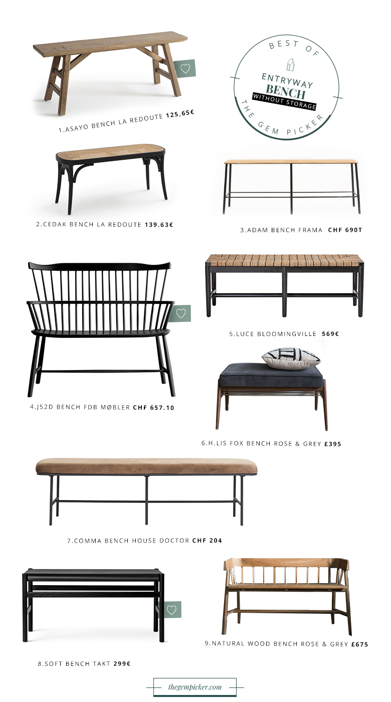outdoor bench with shoe storage on 18 Of The Most Functional And Best Designed Entryway Benches The Gem Picker