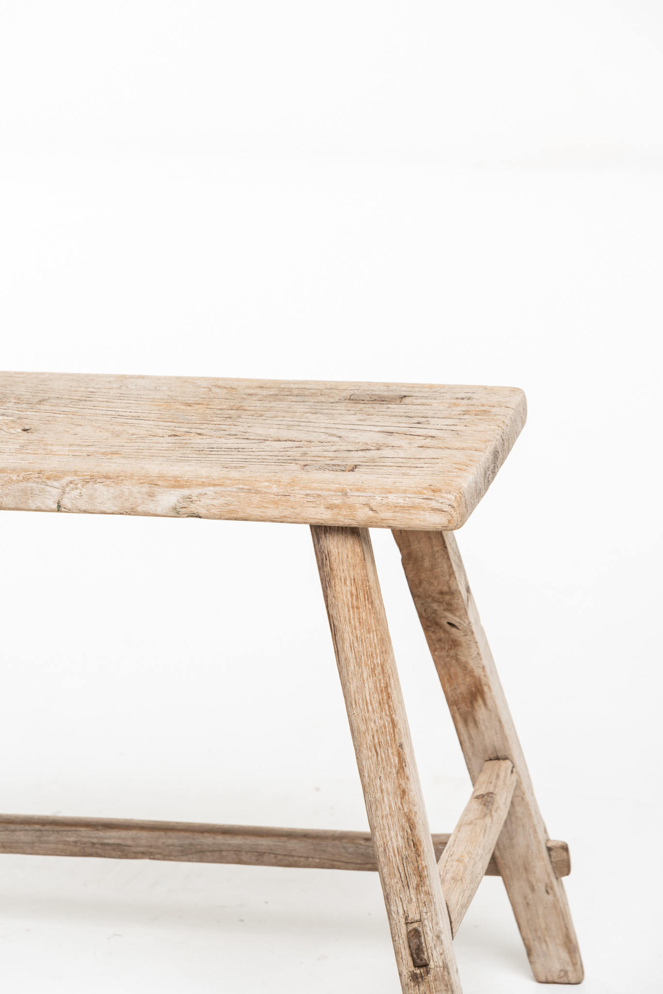 antique wooden bench by couleur locale