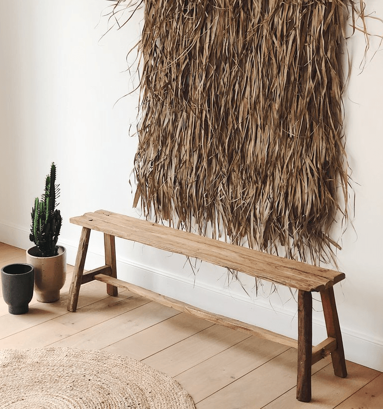 antique wooden bench by Selection M