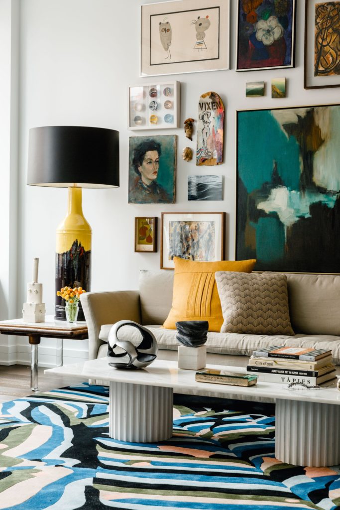 Picking wall art for your home - coherent color palette