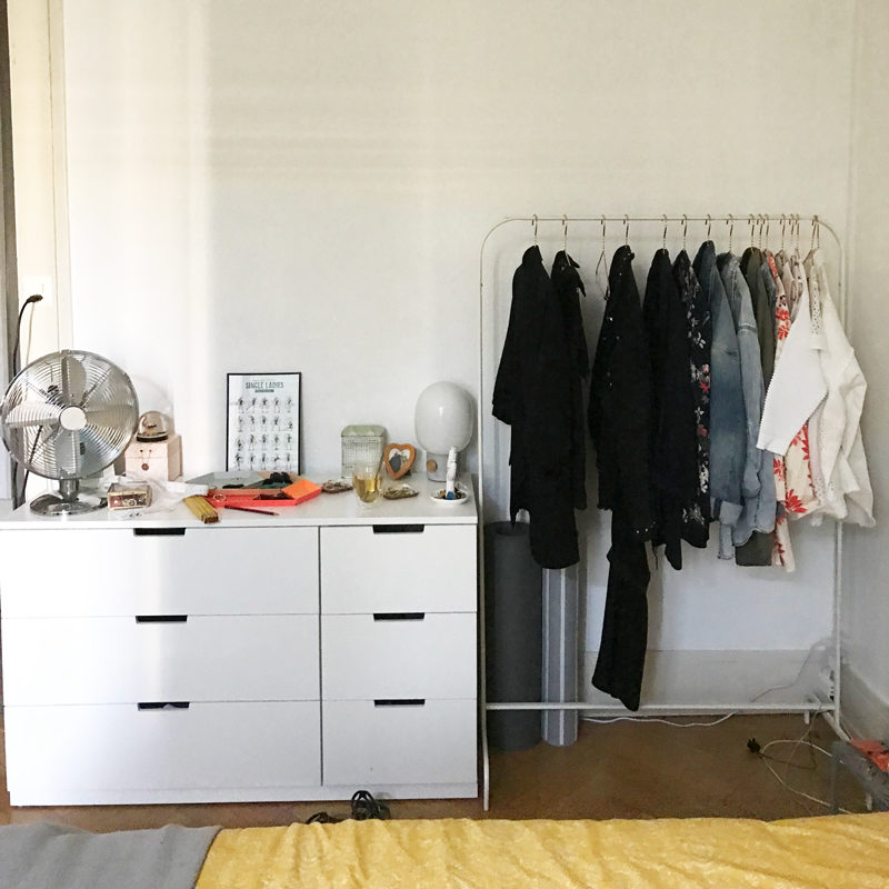 Open Wardrobe DIY - Before
