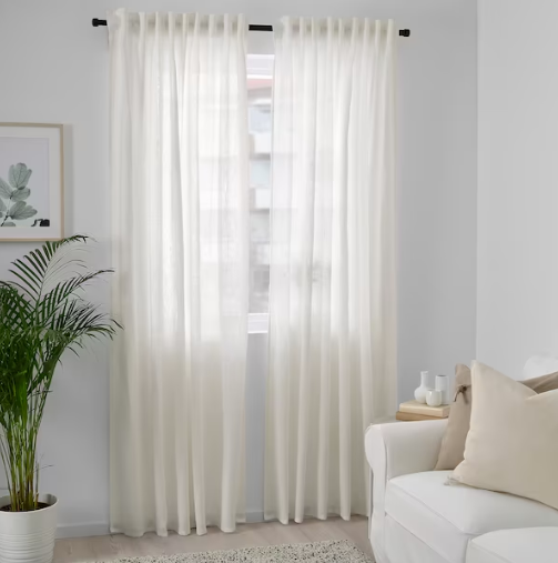 simple linen curtains ikea dytag