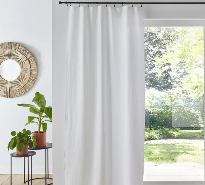 Simple linen curtains La redoute onega