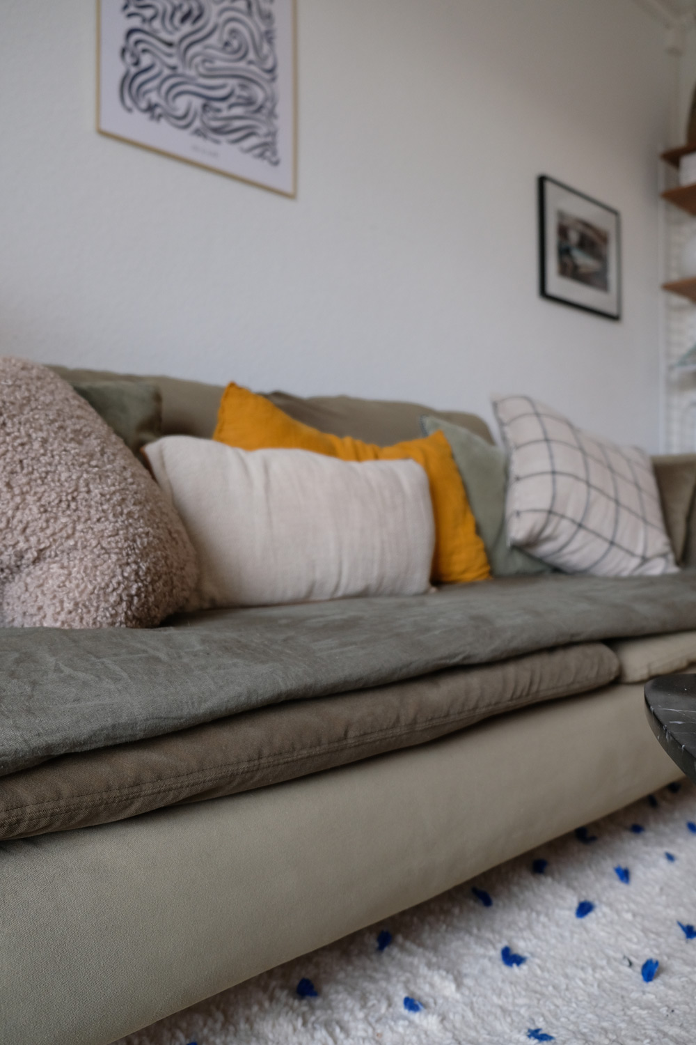 How I Used This French Trick to Make my IKEA Söderhamn Sofa More Comfortable