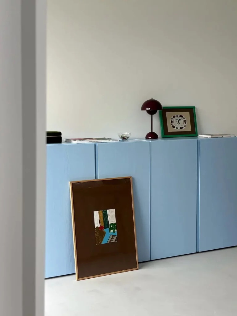 IKEA Ivar hacks painted the same as the wall