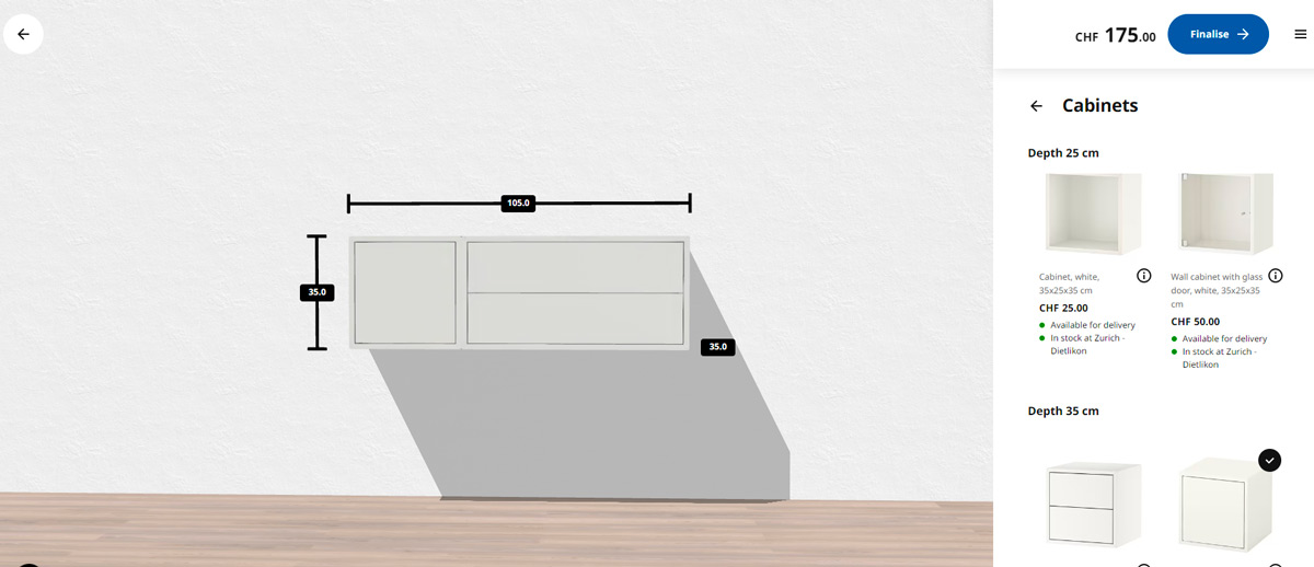 IKEA EKET cabinet hack - ikea eket design tool
